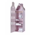 Wardrobe Amsterdam bell roof - Pink
