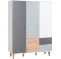 3-DOOR WARDROBE Concept - Grey