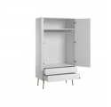 Armoire 2 portes Bosque - Blanc