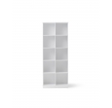 Wood shelving unit 2x5 by OLIVER FURNITURE - White