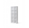 Wood shelving unit 2x5 by OLIVER FURNITURE - White