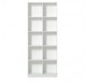 Wood shelving unit 2x5 by OLIVER FURNITURE - White