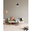 WOOD Original Junior Bed White/Oak - 90 x 160 cm