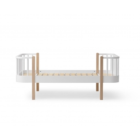 WOOD Original Junior Bed White/Oak - 90 x 160 cm