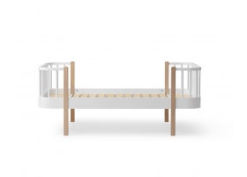 WOOD Original Junior Bed White/Oak - 90 x 160 cm