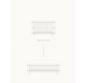 Kit Junior Mini+ WOOD - Complément au lit bébé Mini+ - Blanc/Chêne