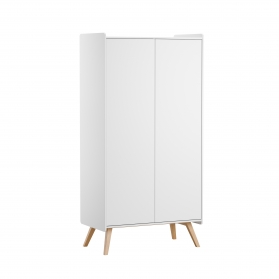Armoire 2 portes Vintage - Blanc