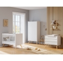 Armoire 2 portes Vintage - Blanc