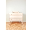 Gustavienne X Tartine et Chocolat Bouleau Naturel chest of drawers with removable changing surface