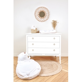 Commode Gustavienne X Tartine et Chocolat Bouleau Blanc avec plan à langer amovible