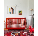 MOSS evolving crib bed 70 x 140 cm - Tomato red
