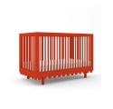 MOSS evolving crib bed 70 x 140 cm - Tomato red