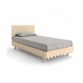 Lit simple MOSS 90 x 200 cm - Bouleau