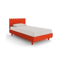 MOSS twin bed 90 x 200 cm - Tomato red