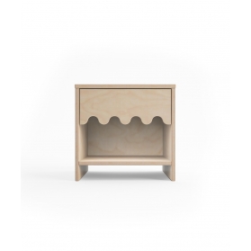 Table de chevet MOSS - Bouleau