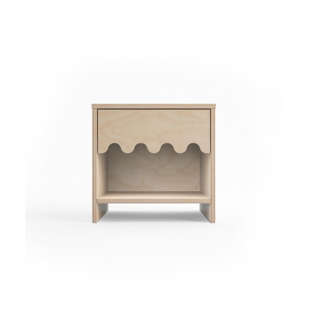 Table de chevet MOSS - Bouleau