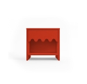 Table de chevet MOSS - Rouge tomate