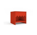 Table de chevet MOSS - Rouge tomate