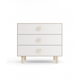 Moss Merlin 3-drawer chest - Birch