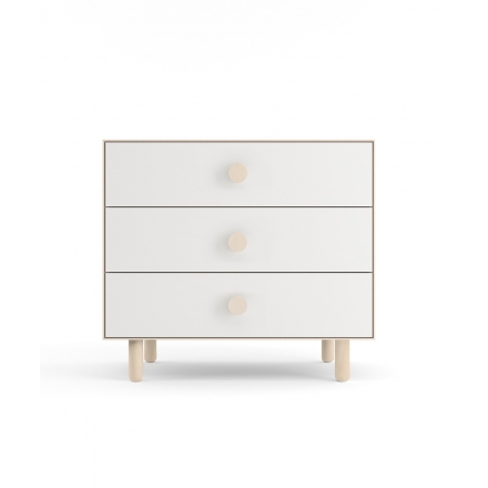 Moss Merlin 3-drawer chest - Birch