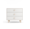 Moss Merlin 3-drawer chest - Birch