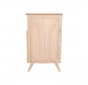 Commode MARELIA cèdre et tressage rotin - Bois naturel