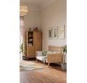 Armoire MARELIA bois et tressage rotin - Bois naturel