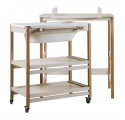 Table à Langer avec Bain - Smart - Argile-Naturel