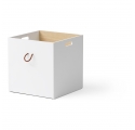 Boite de rangement WOOD Blanc/Chêne - Lot de 3 pièces