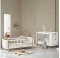 Kit famille Mini+ complément au Lit bébé évolutif Mini+, avec kit junior inclus, blanc/chêne